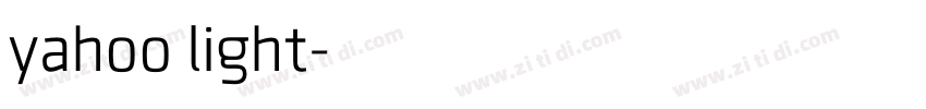 yahoo light字体转换